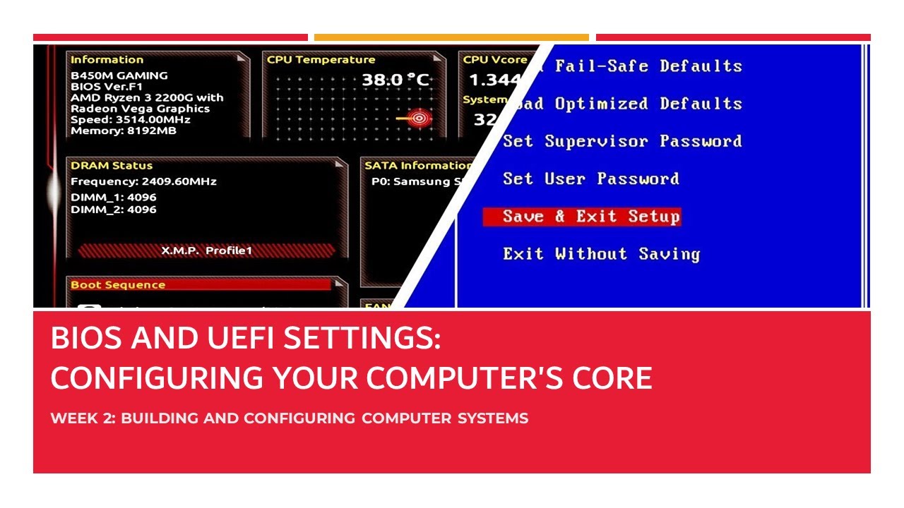 Understanding BIOS and UEFI Settings | Computer Engineering Fundamentals