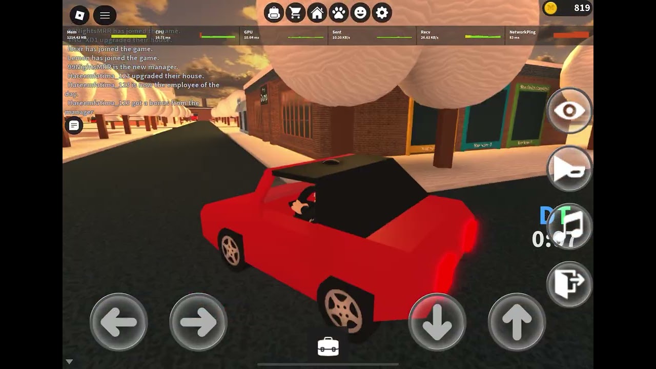 Work At A Pizza Place Roblox Game Played By Rayan And Hareem On 13 February 2026
