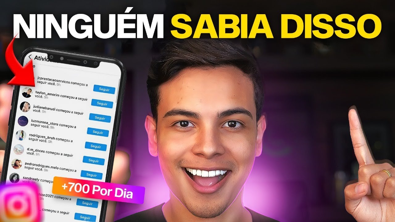 COMO GANHAR SEGUIDORES NO INSTAGRAM TODOS OS DIAS! De Graça (Método Infalível)