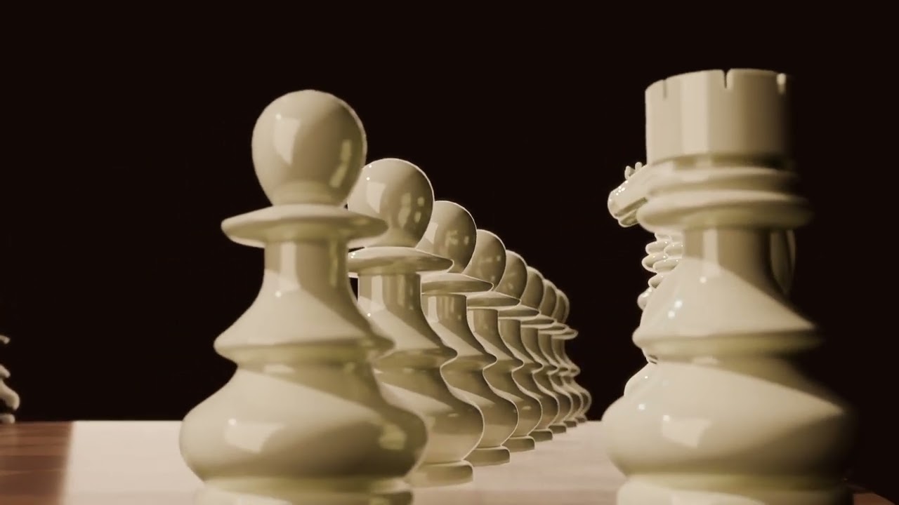 Queens Gambit Alternate Opening Test Render #3danimation #queensgambit #blender