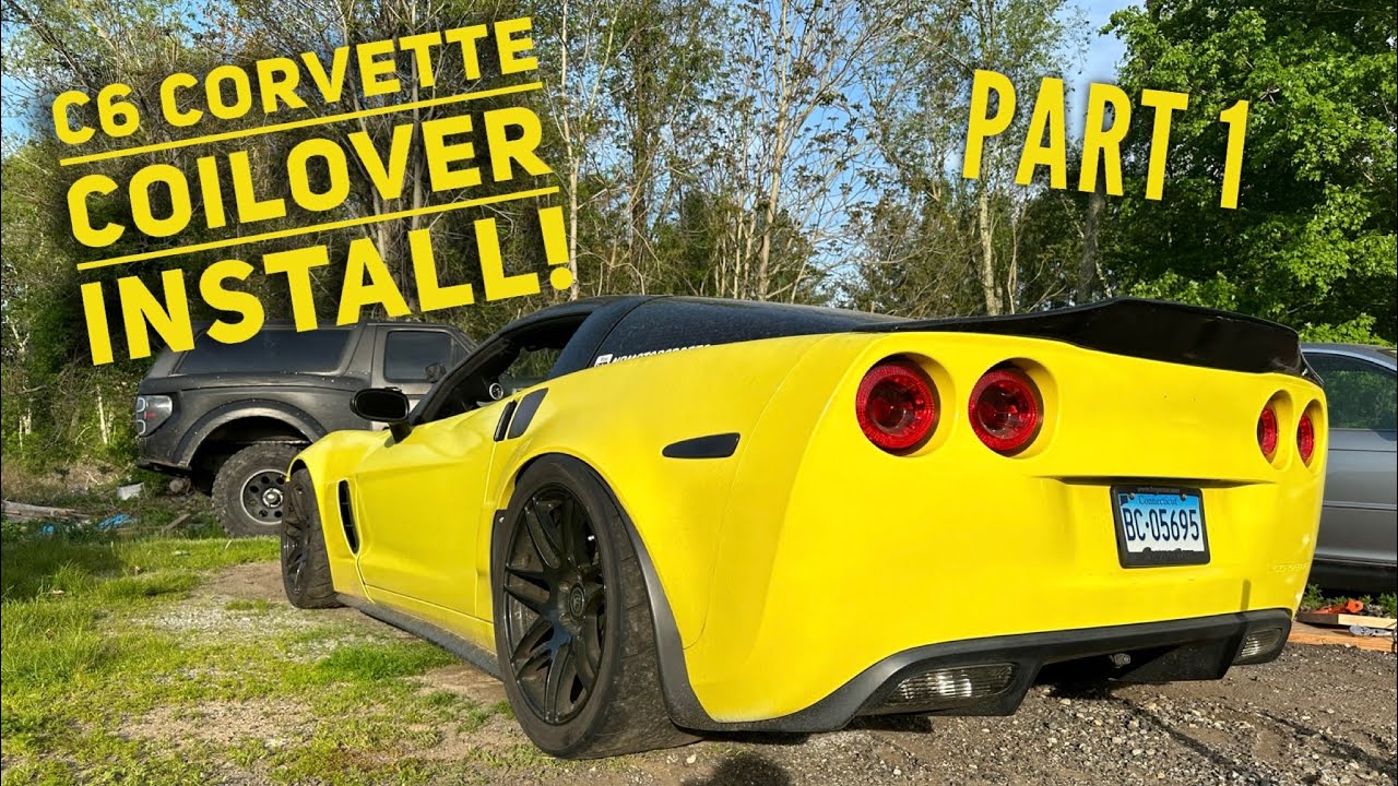 C6 corvette coilover install