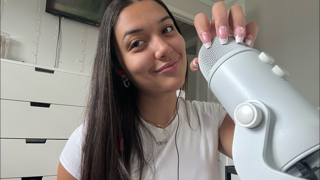 ASMR Fast and Aggressive Bare Mic Scratching with Long Nails 💅🏼 Tingles Guaranteed ￼ 🤤