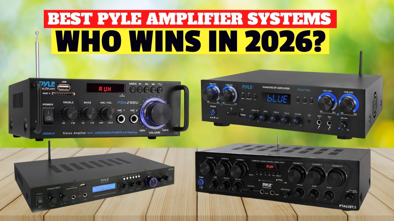 Top 5 Pyle Bluetooth Amplifiers 2026 | Full Breakdown & Buying Guide