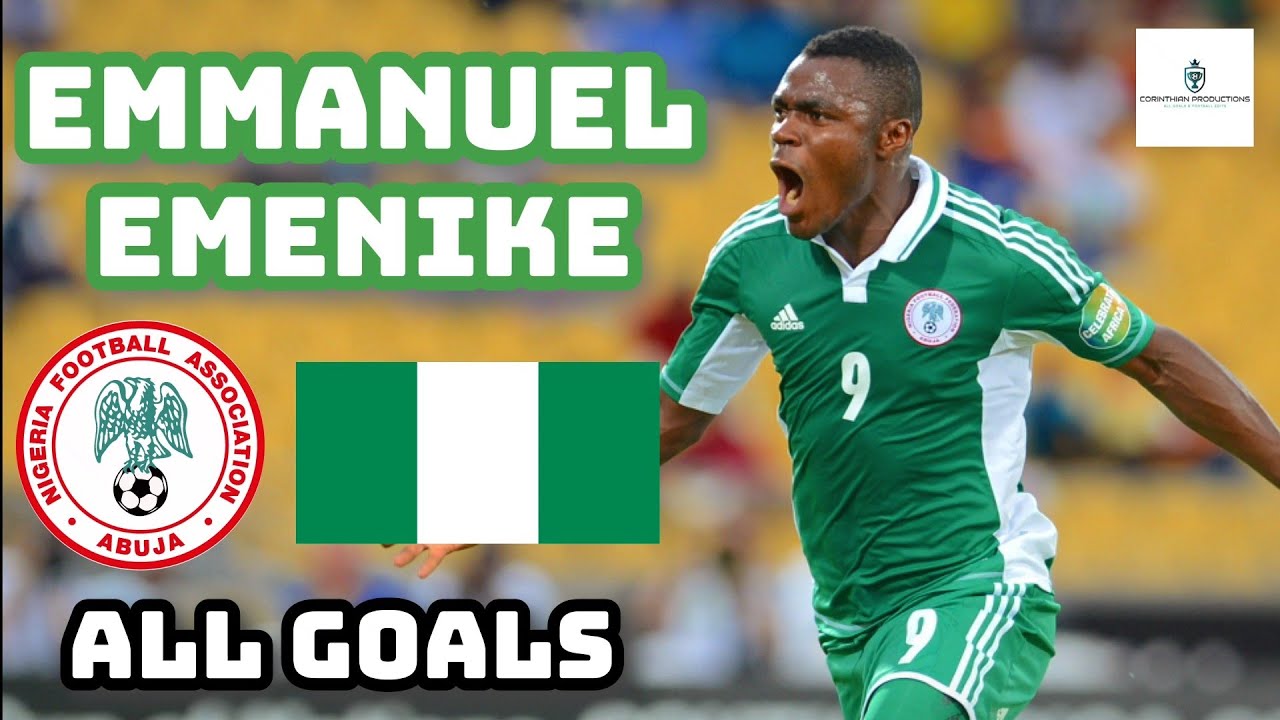 Emmanuel Emenike | All 9 Goals for Nigeria