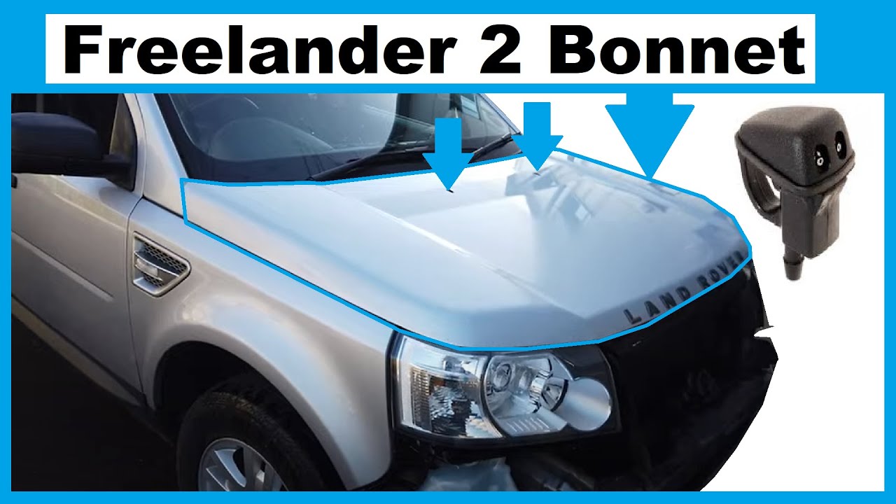 Наш проект Land Rover Freelander 2 получил новый капот / новый форсунки стеклоомывателя