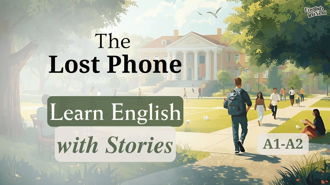 Learn English with Stories &mdash; The Lost Phone | English in Nest
