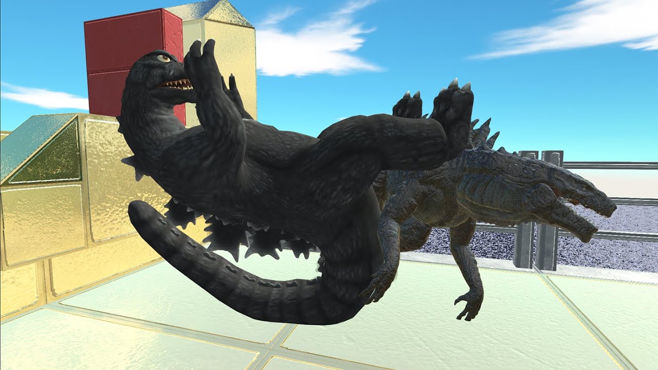 Godzilla Showa VS All Creepy Monster + Zilla | Animal Revolt Battle Simulator ARBS
