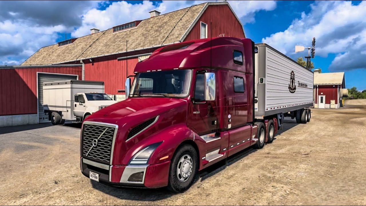 Volvo VNL 860 - Milk Trailer - American Truck Simulator #ats