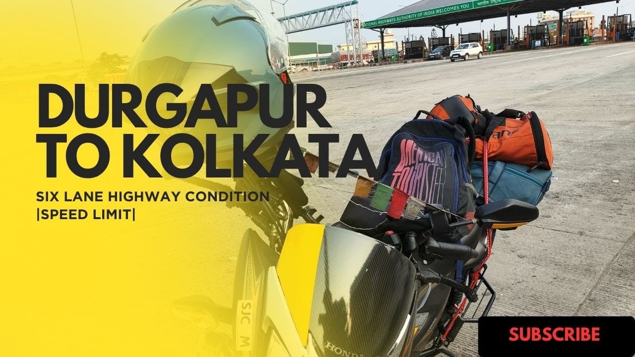 Durgapur to Kolkata by BIKE|fastest route