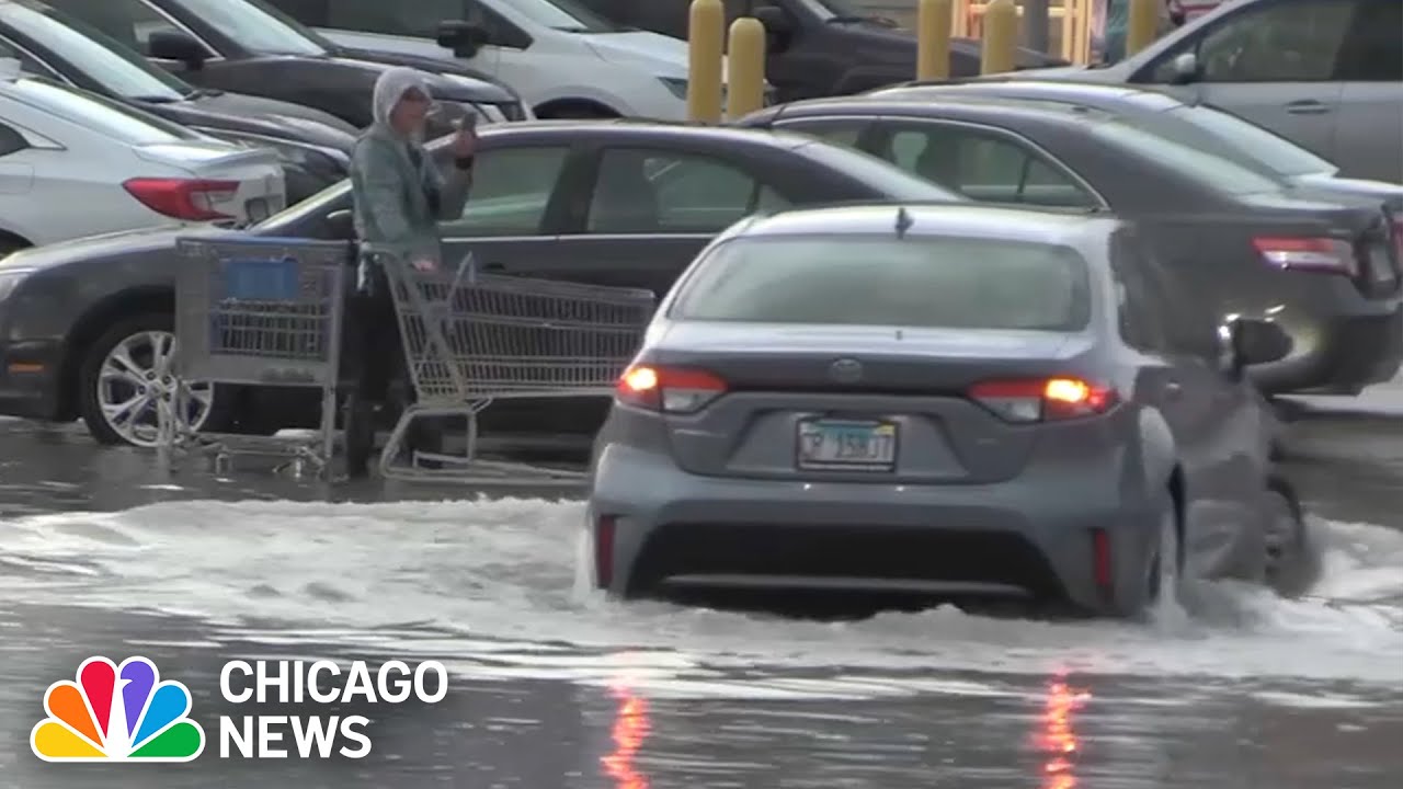 Heavy rain leads to flooding on expressways, Chicago-area streets