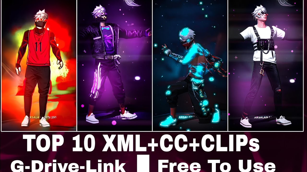🔺Free Fire Top 10 Xml + Cc + Clips 🔸ff Clips For Editing🔸ff Emote Clips 🔸ff clip🔻 ARSALAN EDITz 295