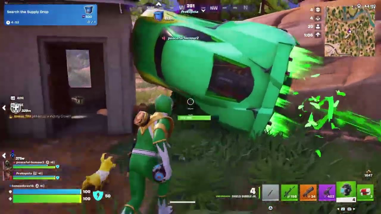 Fornite - mastíme ve třech