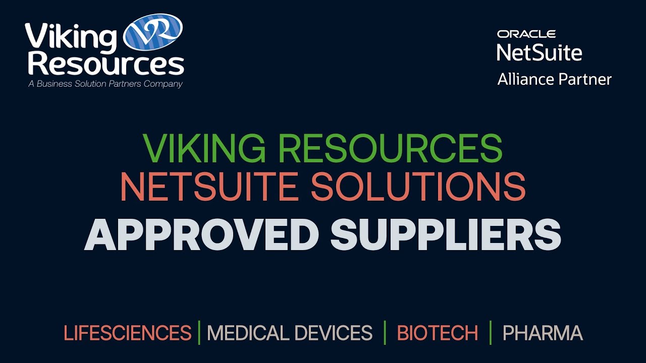 Viking Resources Solutions for NetSuite - Approved Suppliers