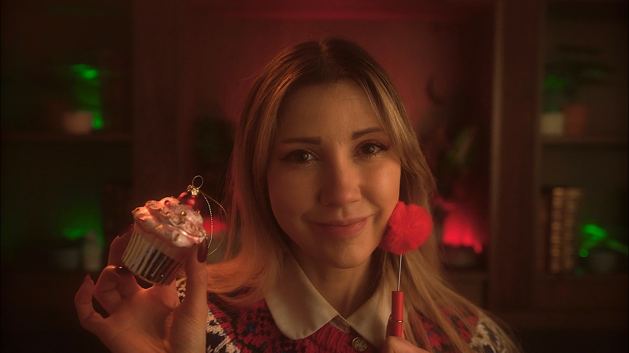 🎄 The Layered Sounds Are Made With Christmas Ornaments. 🎁 (Chatty Whispers to No Talking ASMR)