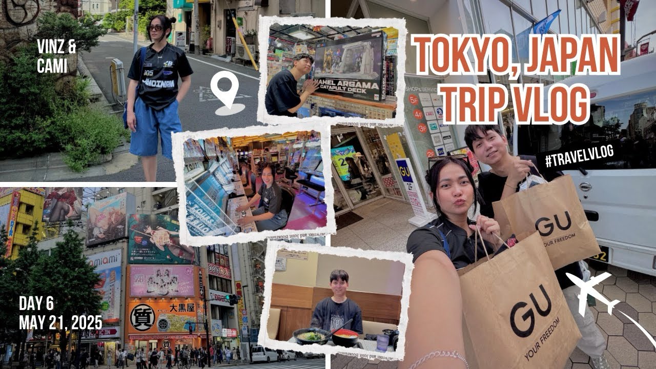 Day 6 in Japan 🇯🇵 | Sensoji Temple, Akihabara, GU Shopping & Tokyo Street Stroll