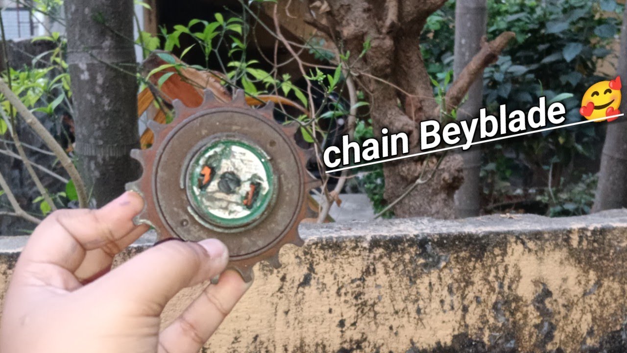 Making Beyblade with cycle gear😊