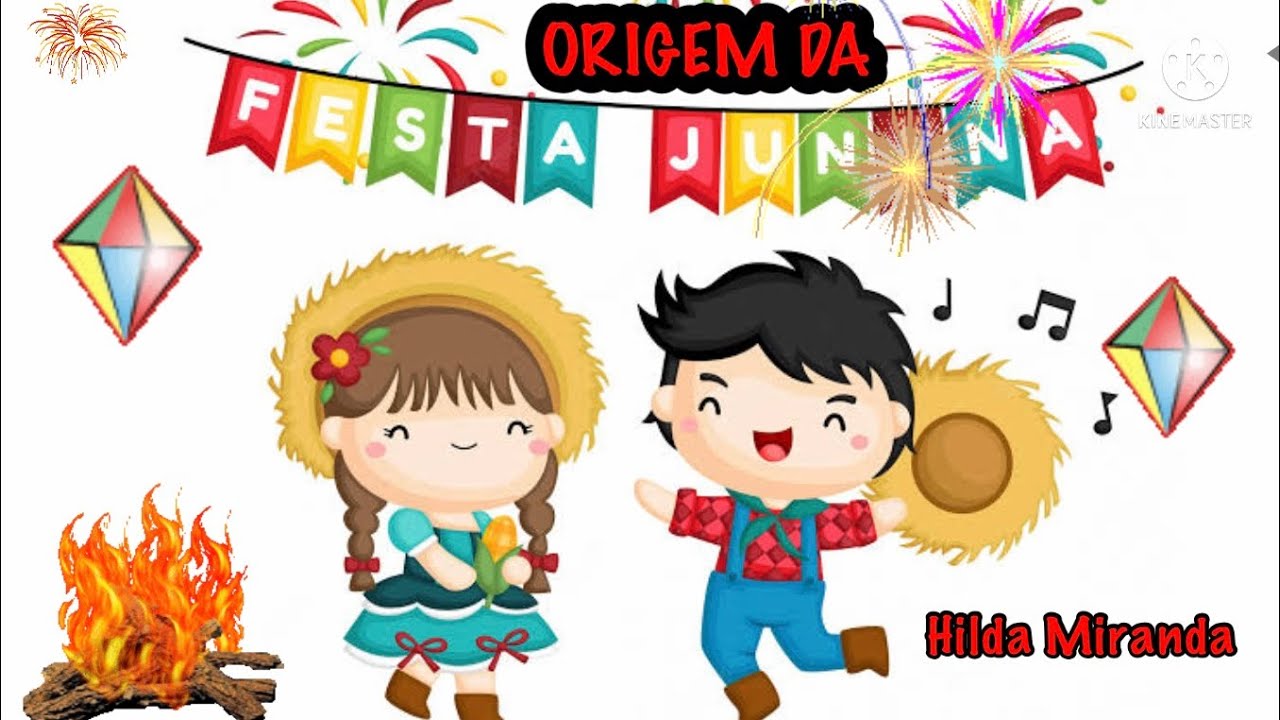 Origem da #festajunina  em forma de história infantil vídeo educativo p #educaçãoinfantil