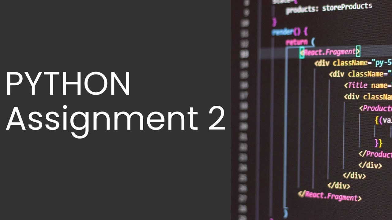 Python Assignment 2