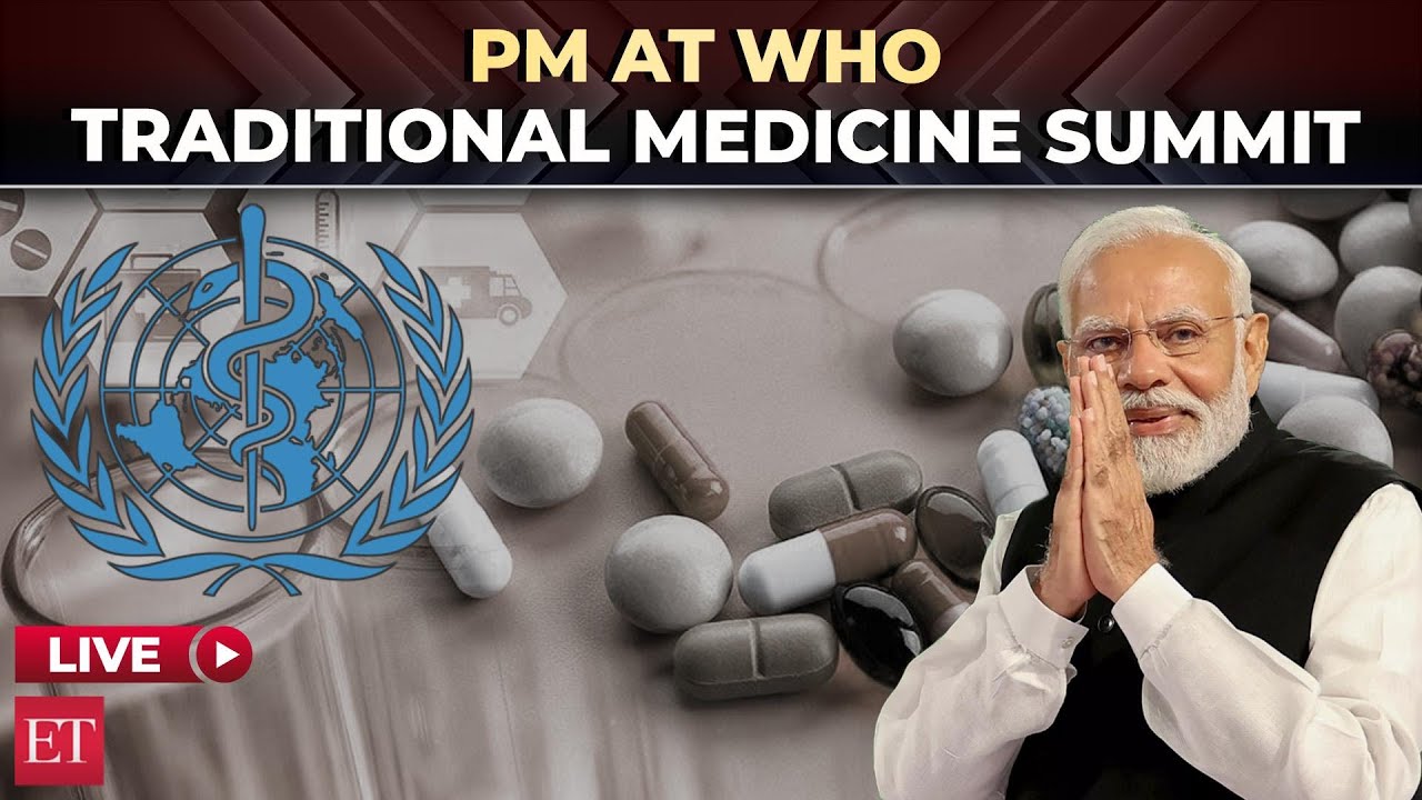 PM Modi Live: PM Modi attends Closing Ceremony of 2nd WHO Global Summit on Traditional Medicine