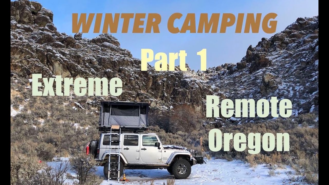 Solo Winter Car Camping Adventure -The Most Remote Part of Oregon - Part 1