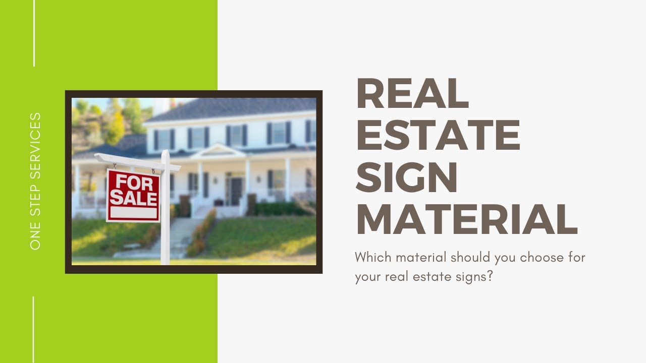 Which sign material is best for you?