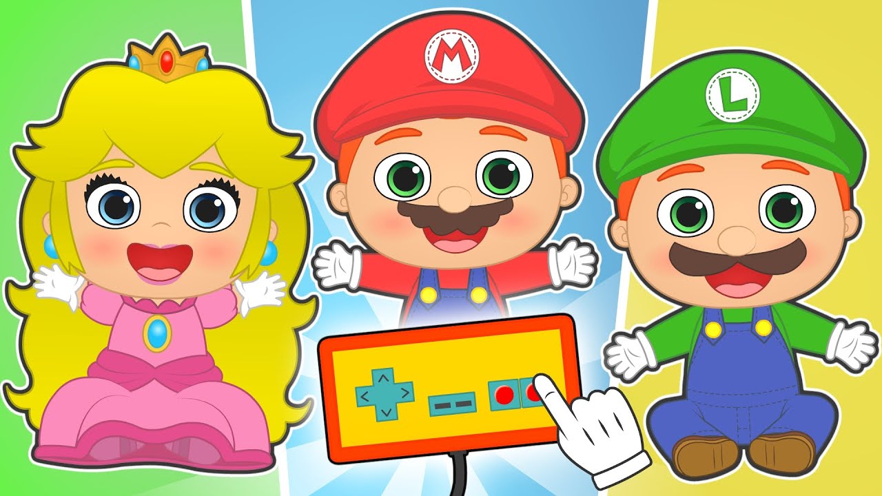 BEBÉS ALEX Y LILY 🎮 Se disfrazan de Super Mario Bros