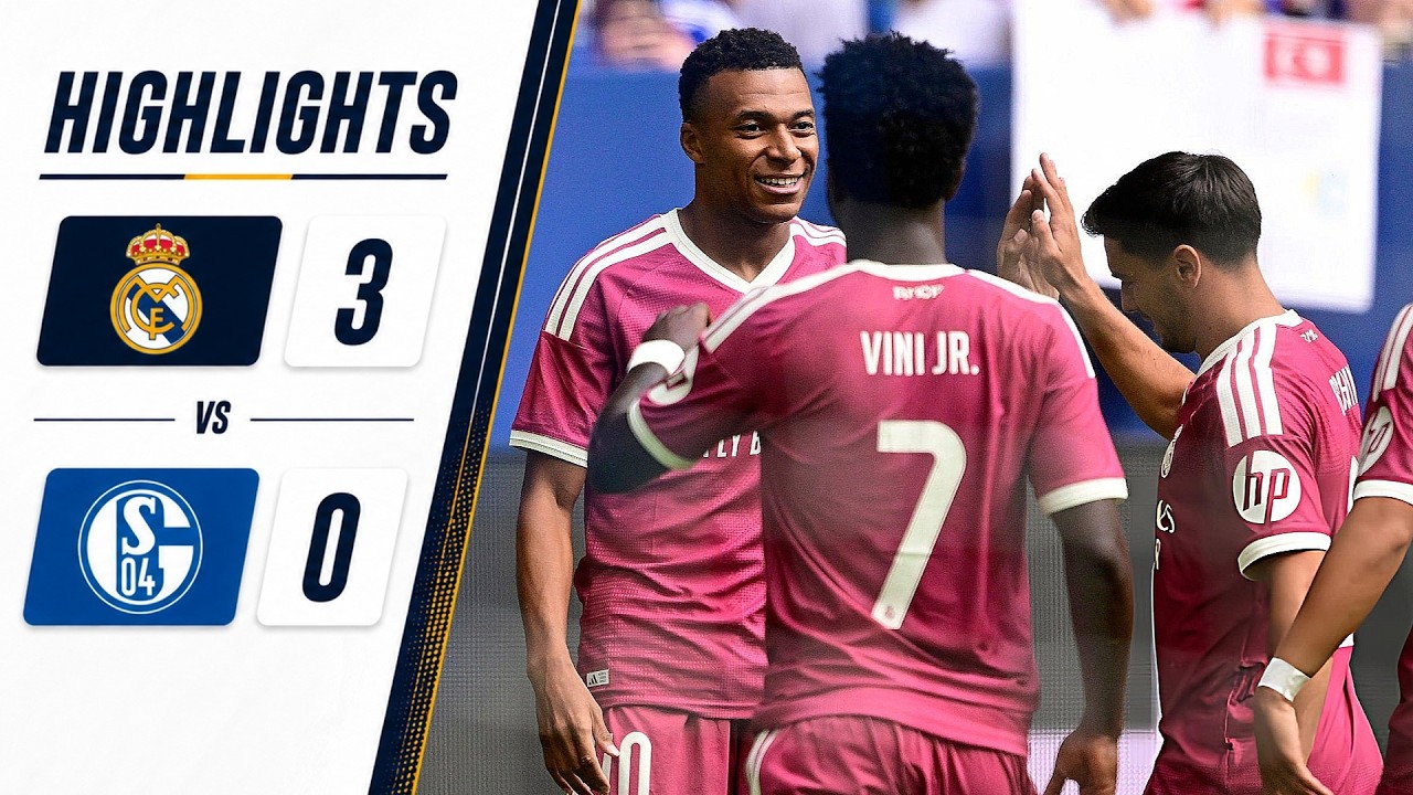Real Madrid 3-0 Schalke | HIGHLIGHTS | 08/16/2026