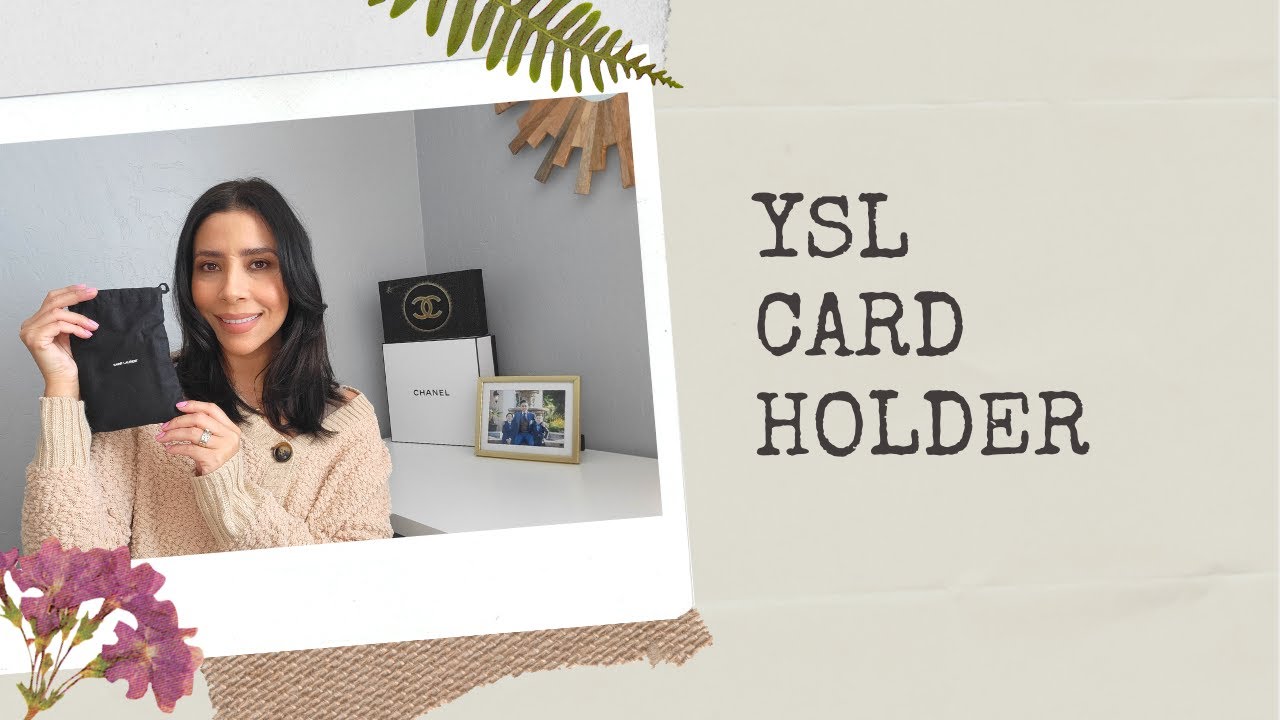 YSL LOULOU Card Holder