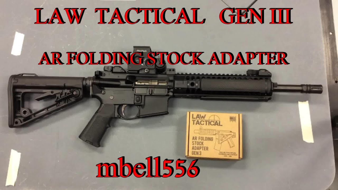 LAW Tactical Folding Stock Adapter, Generation 3 Review