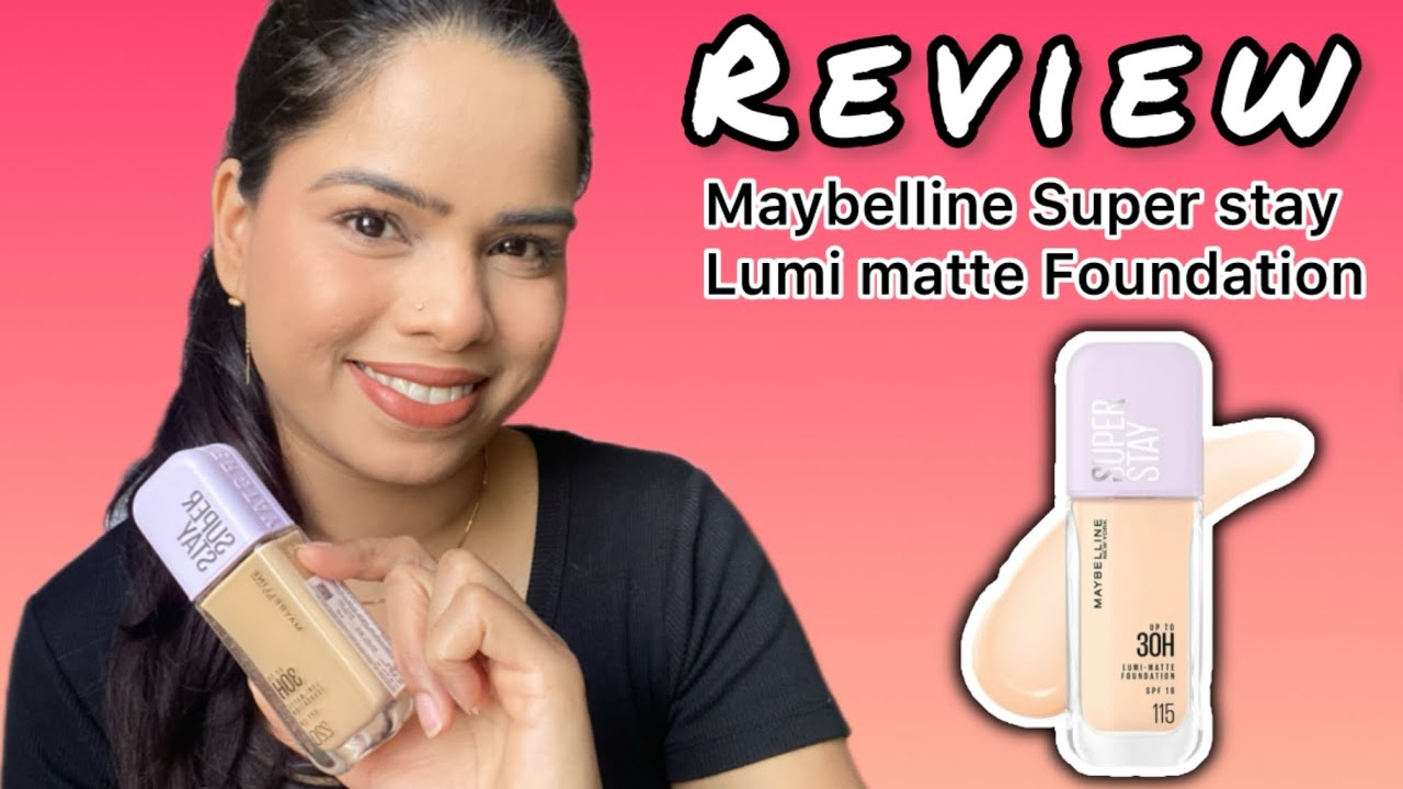 Maybelline Lumi Matte Foundation Honest Review | Best for Oily Skin? | summer foundation | #makeup