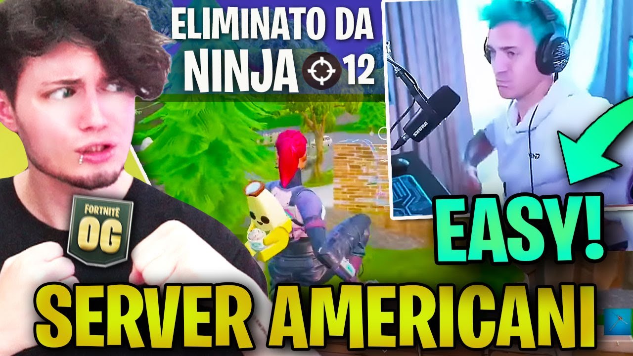 SPECTO chi MI UCCIDE nei SERVER AMERICANI e GUARDATE chi HO INCONTRATO! FORTNITE OG ITA