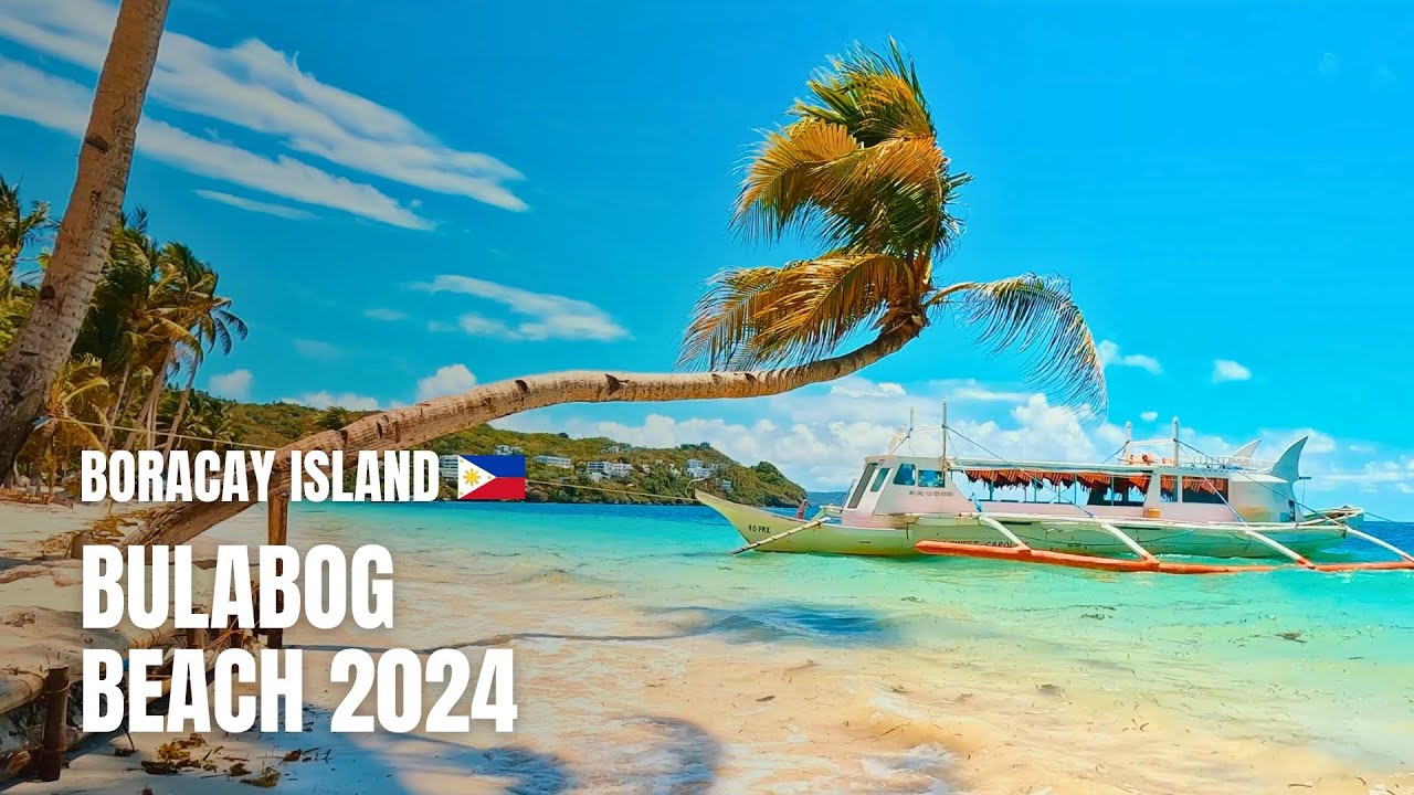 🇵🇭 [4K] Bulabog Beach Boracay | Beachfront Hotels | Full Walking Tour 2024 | Philippines