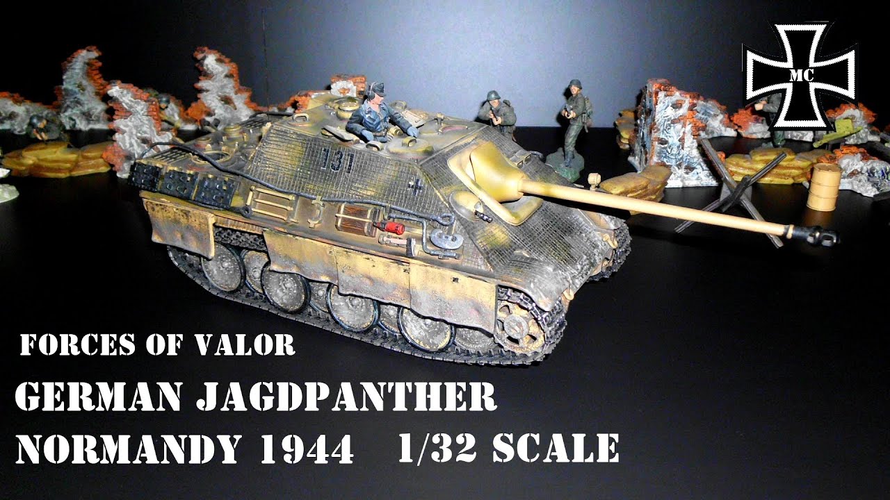 Forces of Valor German Jagdpanther Normandy 1944 1/32 scale Military Tank