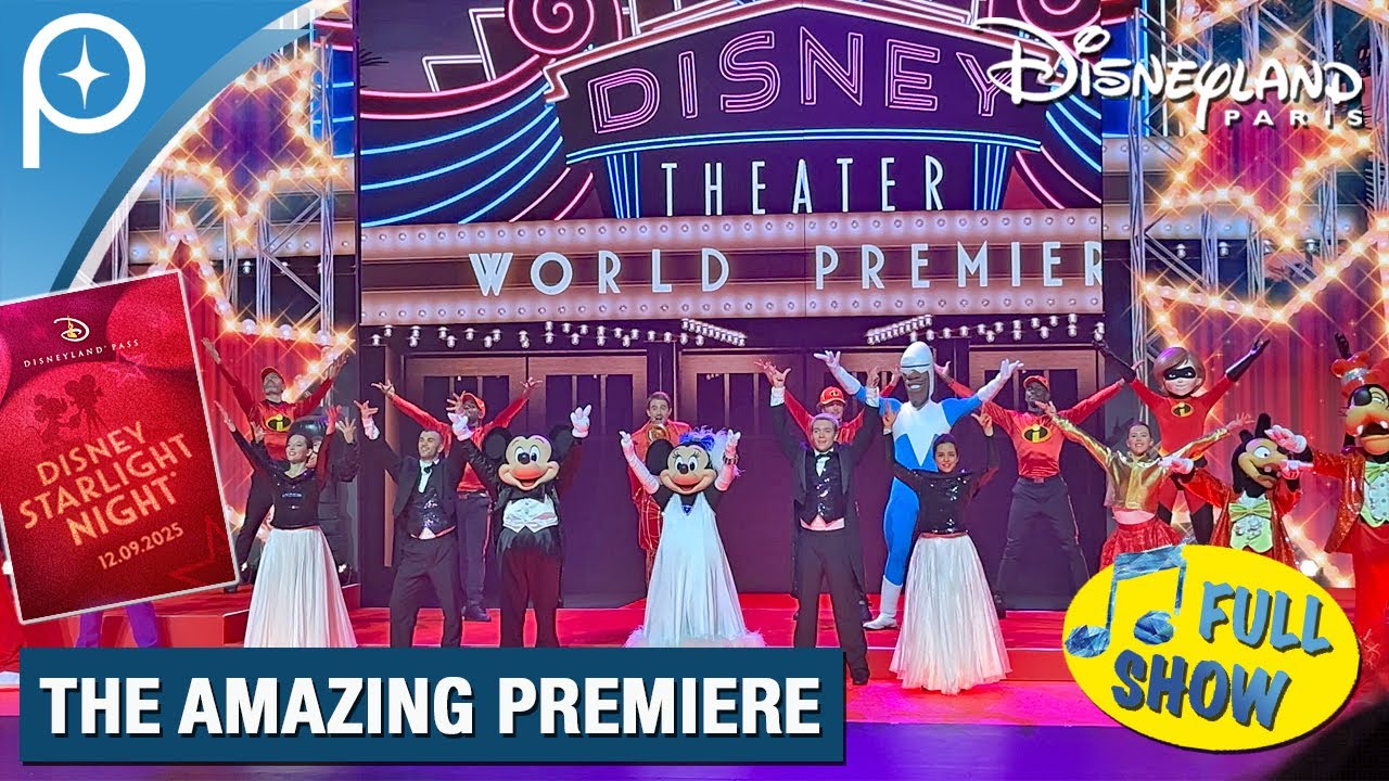 🎬 The Amazing Premiere - Disney Starlight Night - Disneyland Paris 2025