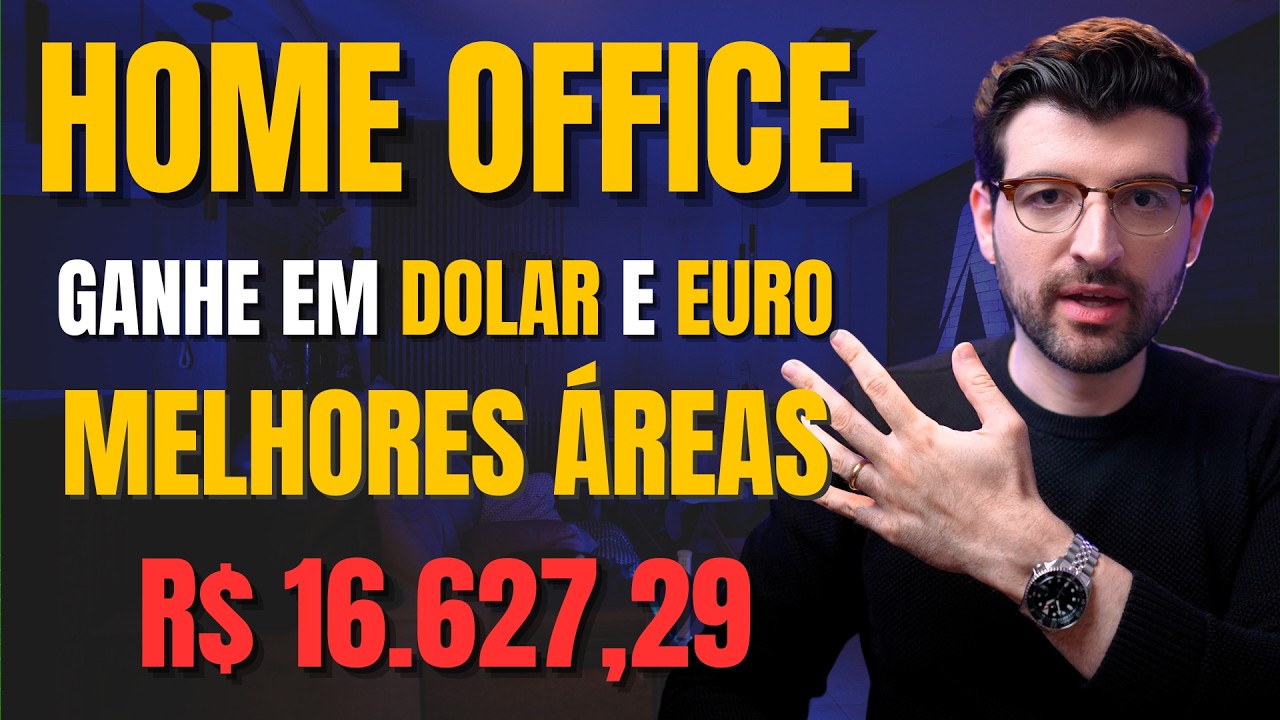 HOME OFFICE As Melhores &Aacute;reas Para Voc&ecirc; Ganhar Em Euros Ou Em D&oacute;lar