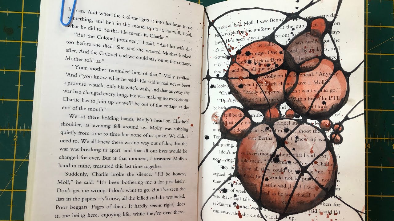How to do Neuro Art using old books.#neuroart #abstractpainting #art
