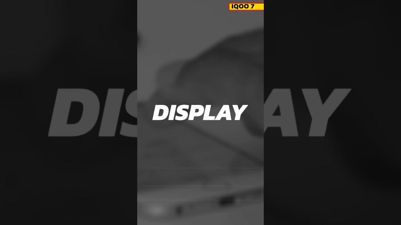 iQOO 7 PRICE & SPECIFICATIONS ||  #IQOO7 #SHORTS #iQoo7