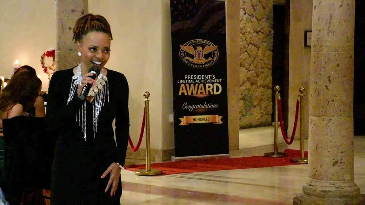 Actress/Singer Maria Howell (The Color Purple) sings at the MLK Presidential Awards Gala 2024