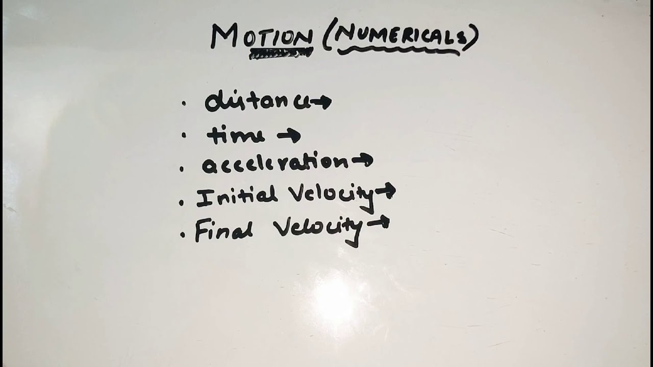 MOTION|L-3|NUMERICAL ON DISTANCE DISPLACEMENT ACCELERATION RETARDATION DECELERATION AVERAGE VELOCITY