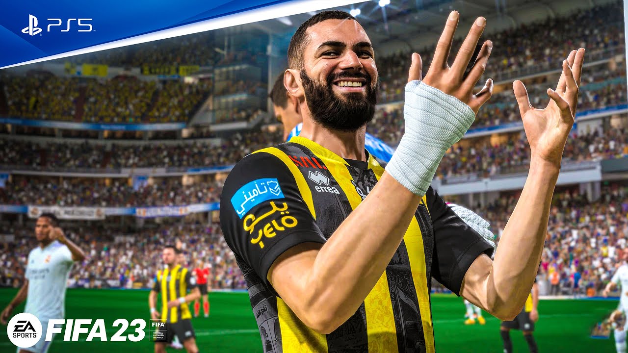 FIFA 23 - Real Madrid vs Al Ittihad Ft. Harry Kane, Benzema, Friendly Match | PS5™ Gameplay [4K60]