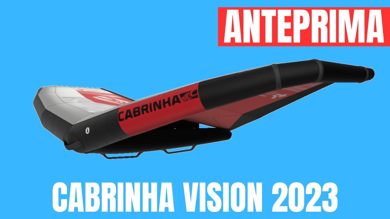 WING Cabrinha Vision v1 2023 - ANTEPRIMA di un ala con MANIGLIE REGOLABILI