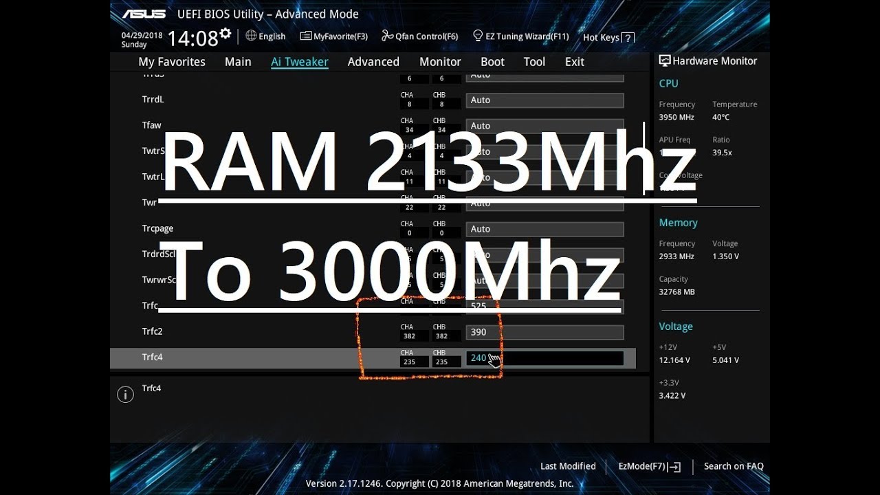 Asus prime x370 pro | Setting Ram to 3000MHz | Gskill Trident Z