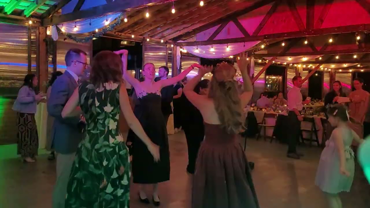Ella & Clayton wedding dancing at The Honeysuckle Tea House in Chapel Hill NC