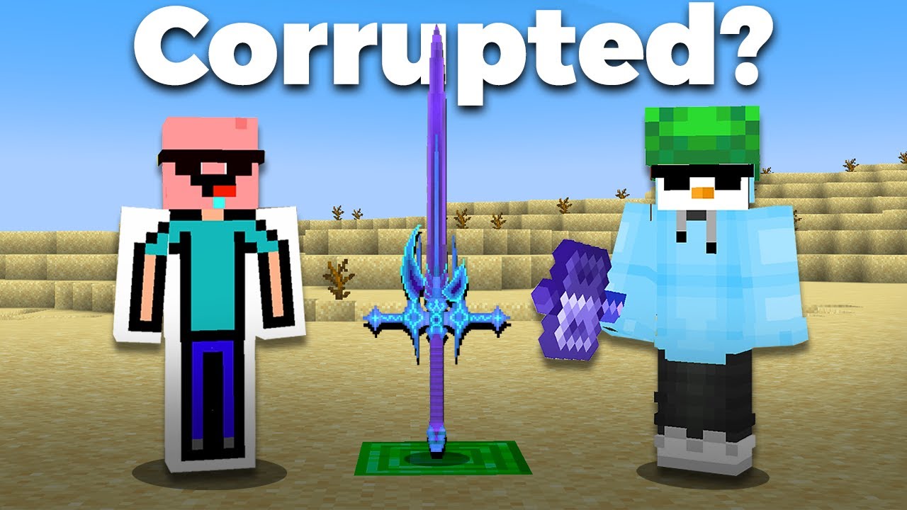 Impossible To Get this Corrupted Sword In This Public Minecraft SMP