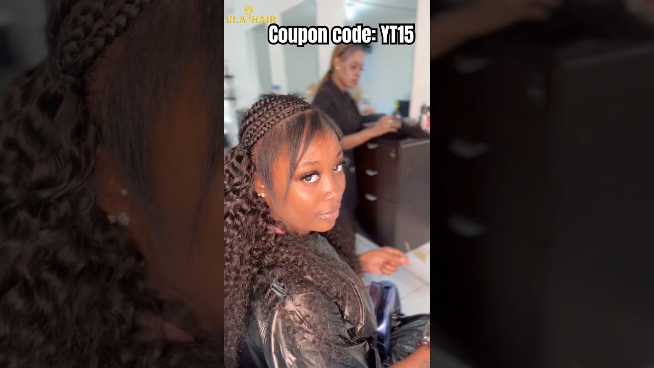 Flip Over Sew In🌟Front Leave Out Tutorial | Raw Burmese Curly Hair Sew In Weave Ft.#ulahair