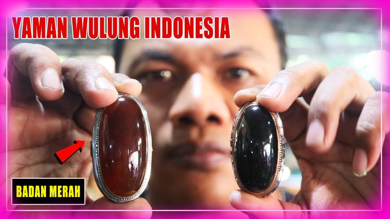 HARGA BATU AKIK YAMAN WULUNG MOTIF FOSIL KAYU AREN INDONESIA | JAKARTA GEMSTONES MARKET (INDONESIA)
