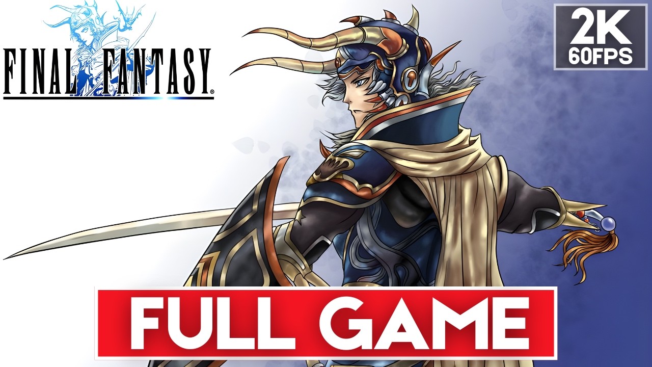 FINAL FANTASY I PIXEL REMASTER Gameplay Walkthrough [2K 60FPS PC ULTRA] FULL GAME