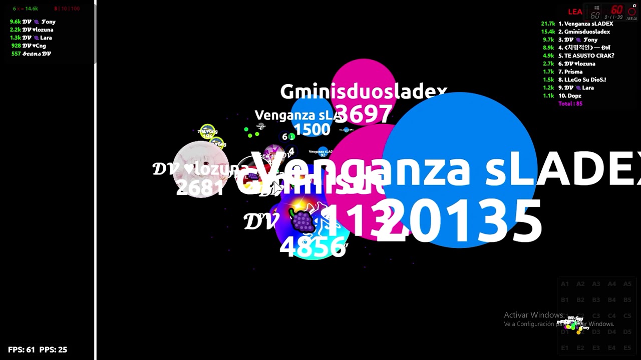 Agar.io| Divinity -𝓓𝓥  (3) Vs Noob Warriors  (0) | Final AAC #8 Tournament