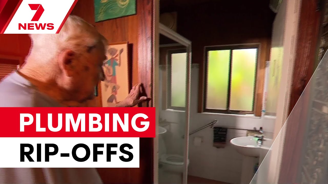 Plumbing business rips off elderly customers | 7NEWS