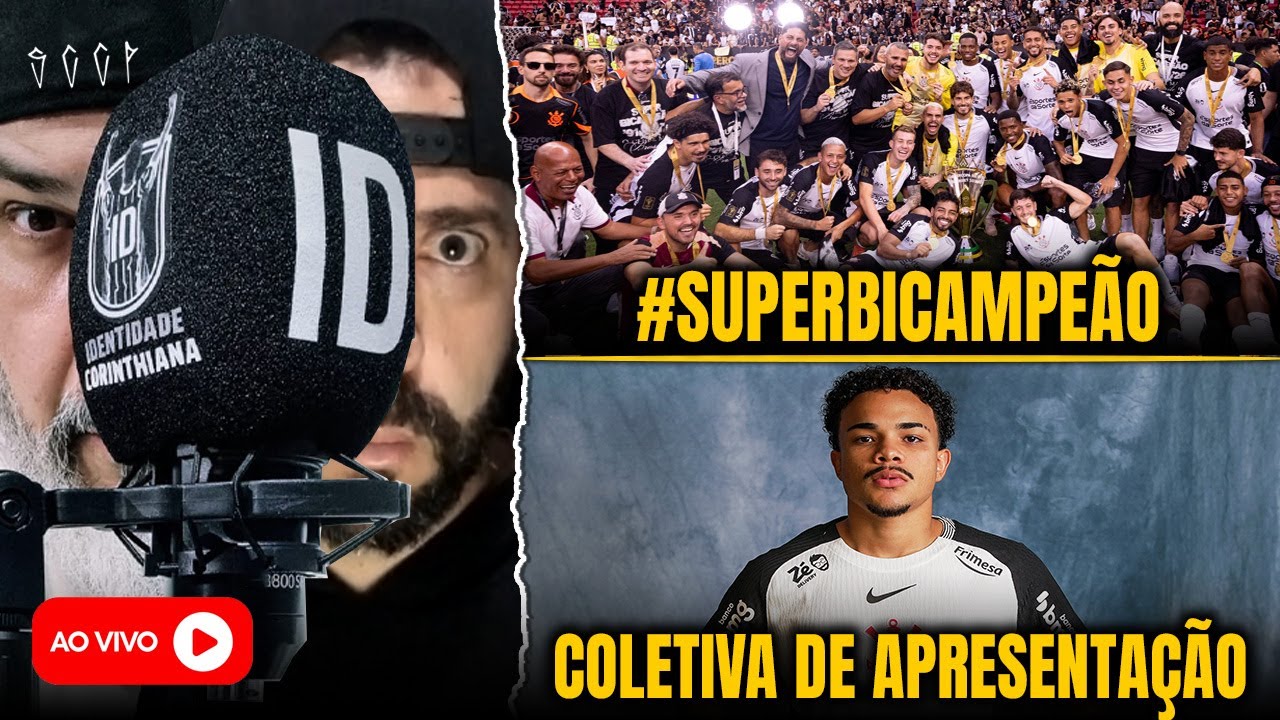 CORINTHIANS BICAMPEÃO NOVAMENTE CONTRA O FLAMENGO E COLETIVA DE APRESENTAÇÃO DE KAIO CÉSAR